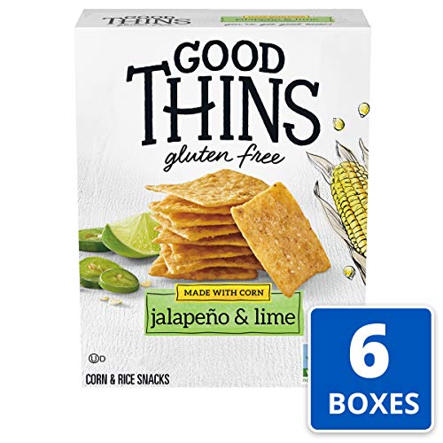 Good Thins Jalapeño &Amp; Lime Corn &Amp; Rice Snacks Gluten Free Cracke