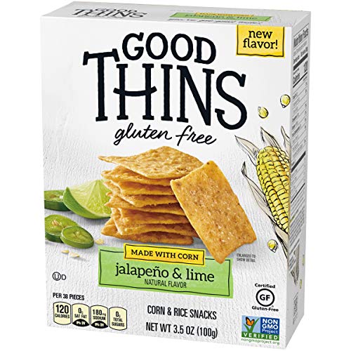 Good Thins Jalapeño &Amp; Lime Corn &Amp; Rice Snacks Gluten Free Cracke