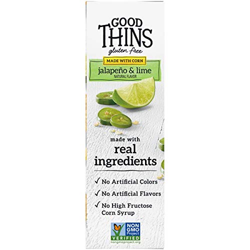 Good Thins Jalapeño &Amp; Lime Corn &Amp; Rice Snacks Gluten Free Cracke