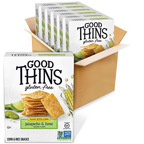 Good Thins Jalapeño &Amp; Lime Corn &Amp; Rice Snacks Gluten Free Cracke