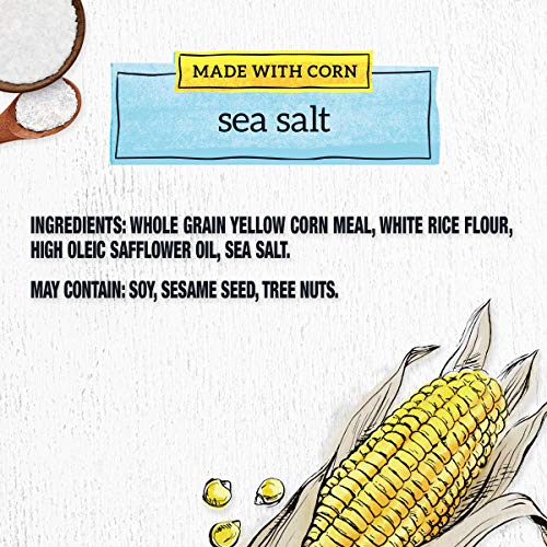 Good Thins Sea Salt Corn Snacks Gluten Free Crackers, 3.5 Oz