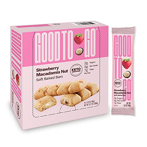 GOOD TO GO Soft Baked Bars - Strawberry Macadamia Nut, 9 Pack - ...