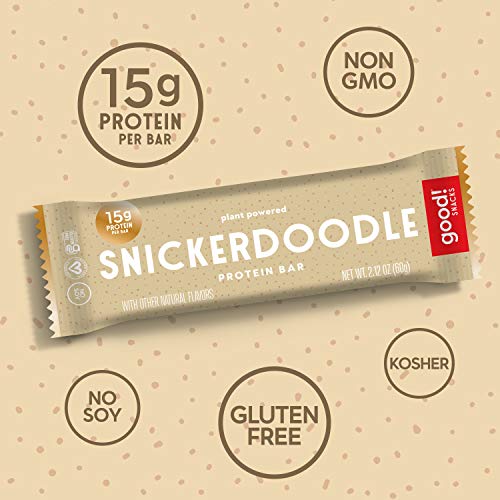 Good! Snacks Vegan Snickerdoodle Bar | Gluten-Free, Plant Based,