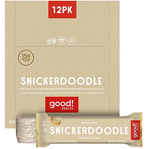 Good! Snacks Vegan Snickerdoodle Bar | Gluten-Free, Plant Based,
