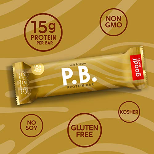 Good! Snacks Vegan Peanut Butter Protein Bar | Gluten-Free, Plan