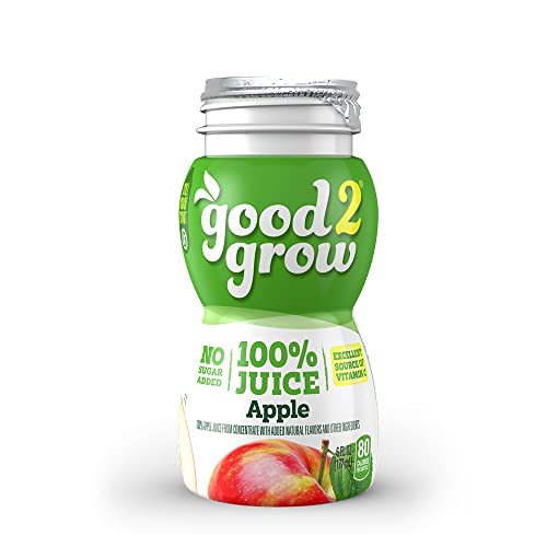 Good2Grow Apple Juice 6Oz Refill Drink Bottles Pack, 24 Count -