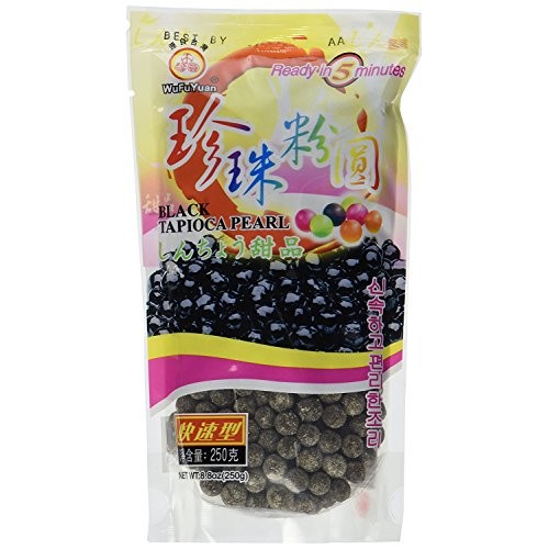 Collection Of Boba Tapioca Pearls For Bubble Tea, Pantai Thai Te