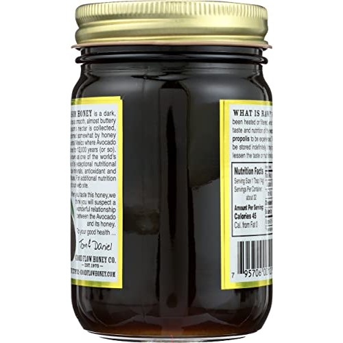 Goodflow Honey &Amp; Juice Raw Avocado Honey, 16 Oz