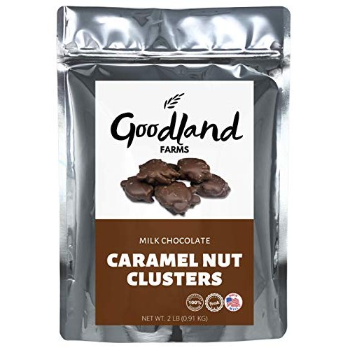 Goodland Farms Milk Chocolate Caramel Nut Clusters, 2 Pounds - W
