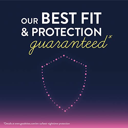 Goodnites Nighttime Bedwetting Underwear, Girls S/M 43-68 Lb.