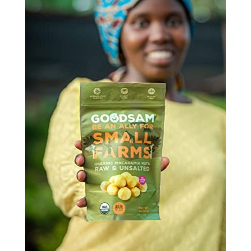 Goodsam Organic Macadamia Nuts, Halves And Whole Blend, Non Gmo,