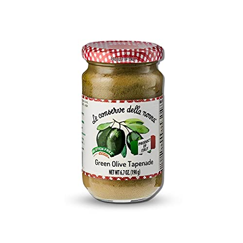 Della Nonna Green Olive Tapenade - Italian Green Olive Spread, H...