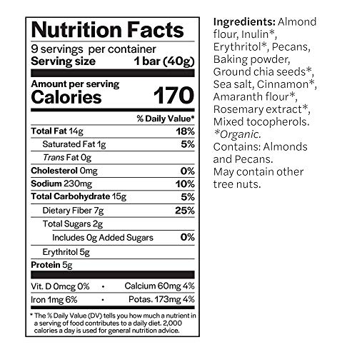 Goodto Go Soft Baked Bars - Cinnamon Pecan, 9 Pack - Gluten Free