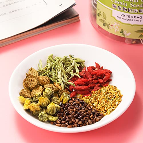 Goofoo Chrysanthemum Cassia Seed Burdock Root Goji Berry Honeysu... Goofoo Chrysanthemum Cassia Seed Burdock Root Goji Berry Honeysu...