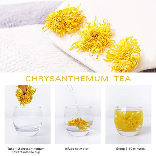 Goofoo Chrysanthemum Tea Jinsiju Whole Chinese Herbal Flower Loo...