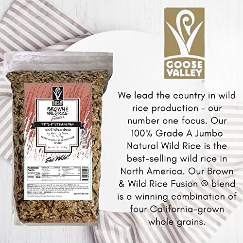 Goose Valley Brown & Wild Rice Fusion, 5 lb, 2.27 kg Pack of 1