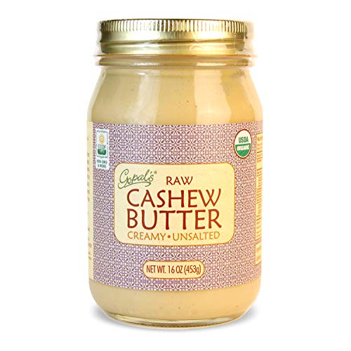 Gopals Organic Raw Cashew Butter | Usda Organic And Gluten-Free
