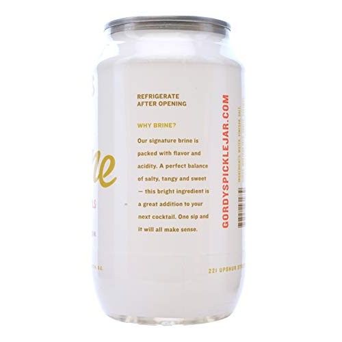 Gordy’S Fine Brine Canned Pickle Juice - Natural Pickle Brine Mi