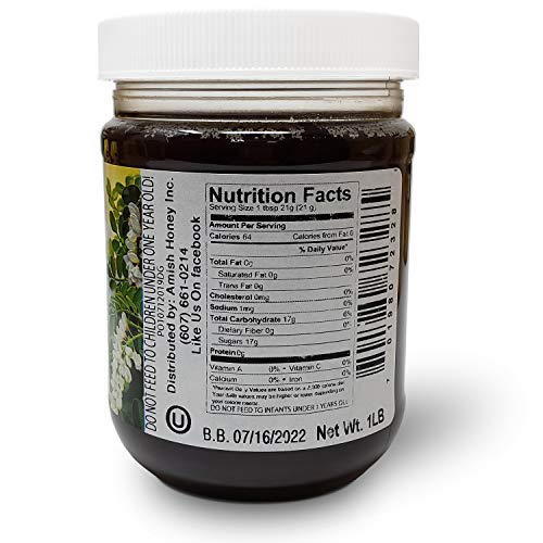 Goshen Honey Amish Extremely Raw Buckwheat Honey 100% Natural Ho