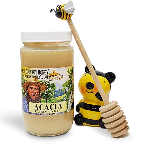 Goshen Honey Amish Extremely Raw Acacia Honey - 100% Natural Dom