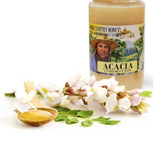 Goshen Honey Amish Extremely Raw Acacia Honey - 100% Natural Dom