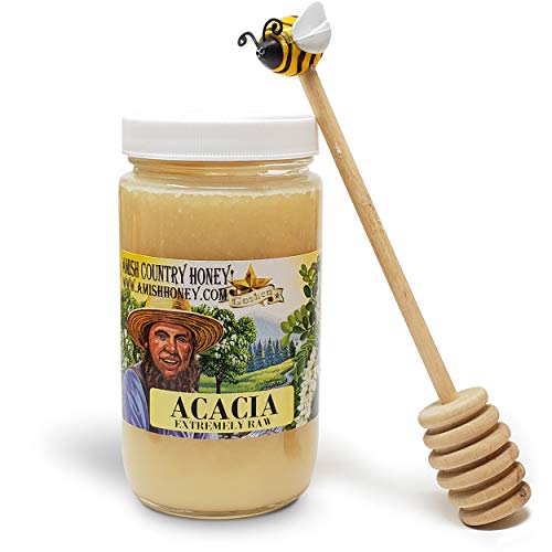 Goshen Honey Amish Extremely Raw Acacia Honey - 100% Natural Dom