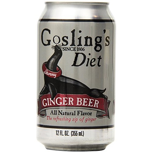 Goslings Diet Stormy Ginger Beer 12 Oz Pack Of 24