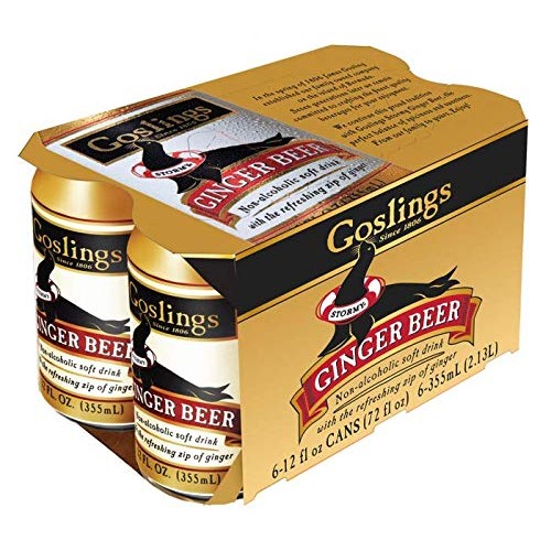 Goslings Ginger Beer 12 Fl Oz 355 Ml 4-6 Packs