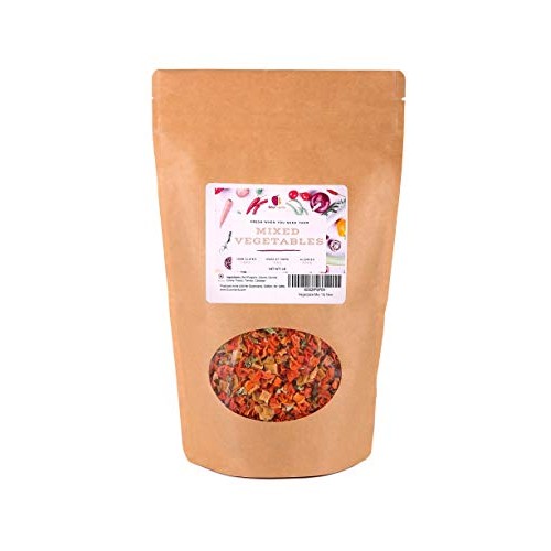 Gourmanity 1 Lb Dehydrated Mixed Vegetables, All Natural Made In