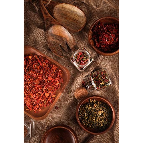 Gourmanity 1 Lb Dehydrated Tomato Flakes, Bulk Resealable Bag, D