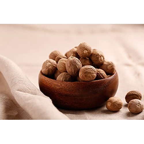 Gourmanity 1 Lb Premium Whole Nutmeg, Nutmeg Whole For Grinder R