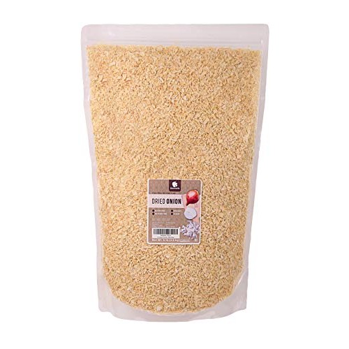 Gourmanity 5 Lb Chopped Onion Resealable Bag, Dried Minced Onion