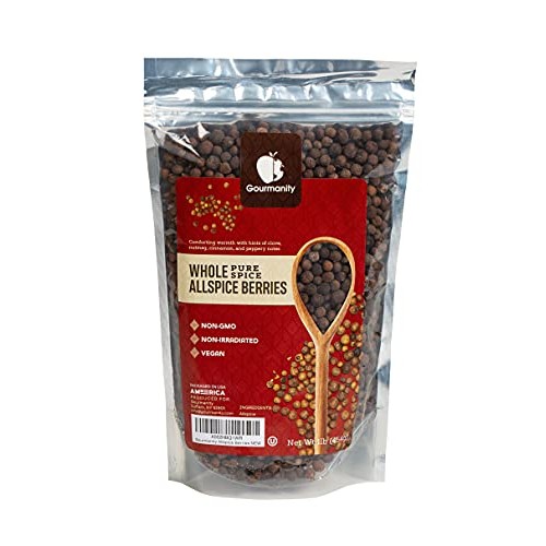 Gourmanity Allspice 1Lb Handpicked: Whole Allspice Berries Jamai
