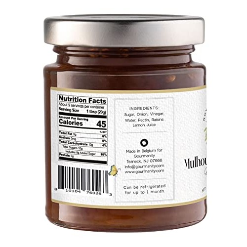 Gourmanity Mulhouse Onion Jam | 6.35 oz | Delicious Onion Confit...