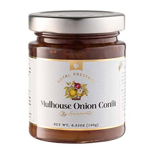 Gourmanity Mulhouse Onion Jam | 6.35 oz | Delicious Onion Confit...
