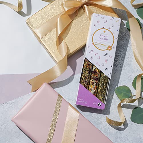 Gourmanity Tea Sampler Gift Set | Floral Tea Mix | Novelty Loose