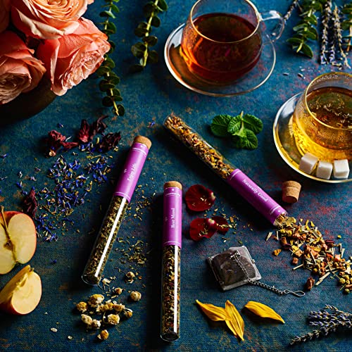 Gourmanity Tea Sampler Gift Set | Floral Tea Mix | Novelty Loose