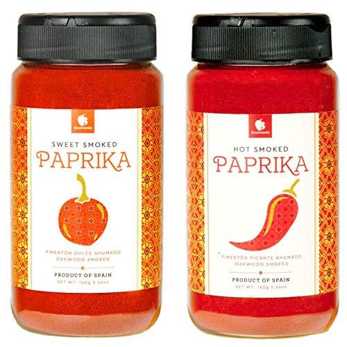 Gourmanity Twin Pack Kosher Spanish Paprika 11.28 Ounces, Sweet