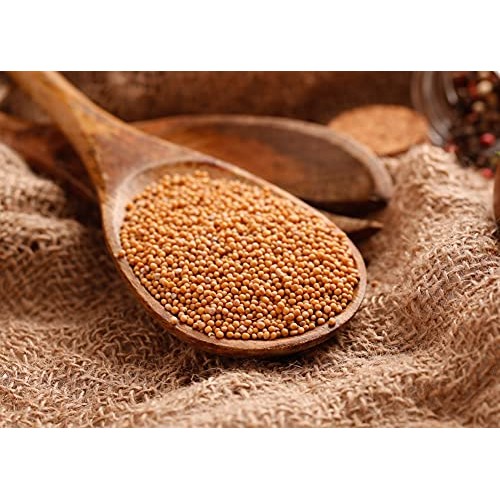 Gourmanity Yellow Mustard Seeds 1Lb: Canadian Mustard Seeds Whol