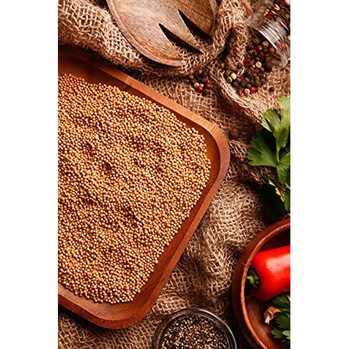 Gourmanity Yellow Mustard Seeds 1Lb: Canadian Mustard Seeds Whol