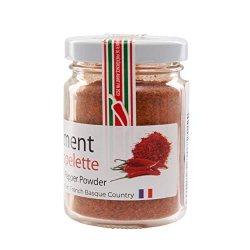 Piment Despelette-Red Chili Pepper Powder| 1.41Oz Jar| Gorria V