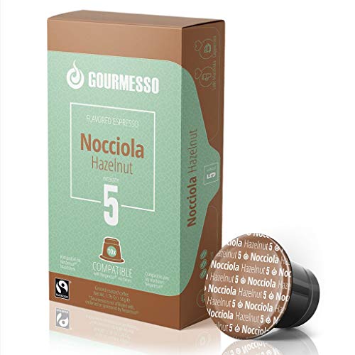 50 Fairtrade Flavored Espresso Capsules Compatible With Original