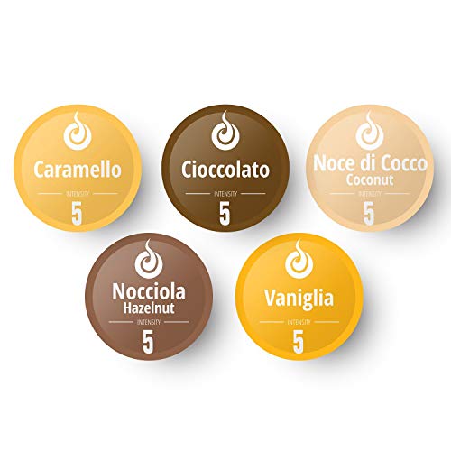 50 Fairtrade Flavored Espresso Capsules Compatible With Original