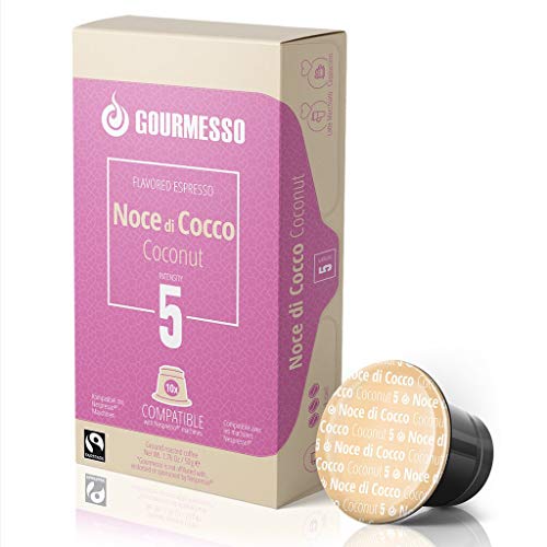 50 Fairtrade Flavored Espresso Capsules Compatible With Original