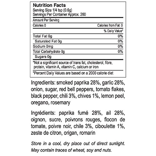 The Gourmet Collection, Smoked Paprika, Garlic, Chili &Amp; Chives S