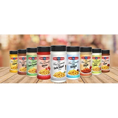 Gourmet Fries Seasonings Bottle, Cheesy Cheddar, 9 Ounce