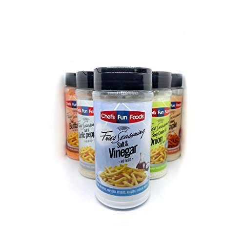 Gourmet Fries Seasonings Bottle, Salt And Vinegar, 12 Ounce