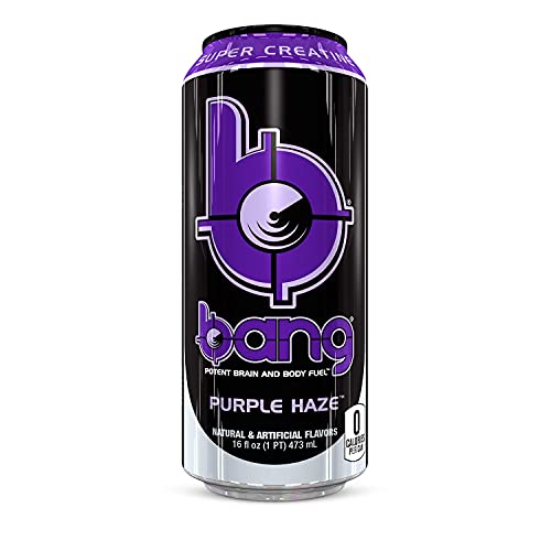 Bang Energy Variety Pack - Sour Heads, Blue Razz, Purple Haze an...