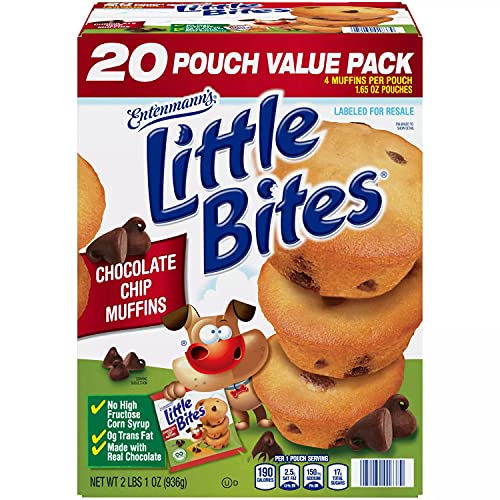 Entenmanns Little Bites Chocolate Chip Muffins, No High Fructos...