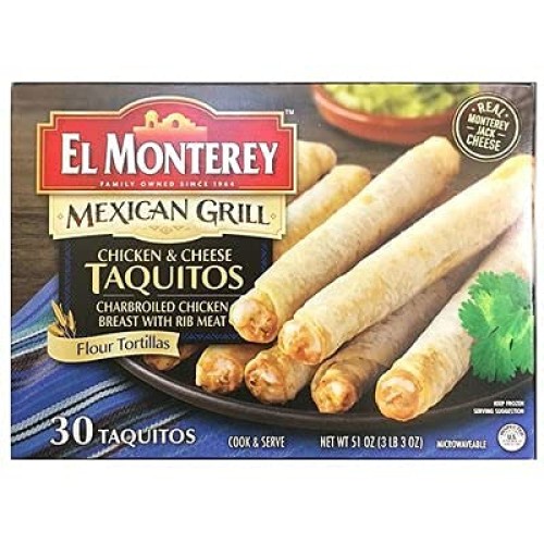 Gourmet Kitchn El Monterey Chicken and Cheese Taquitos Pack of ...